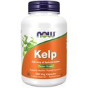 Nyní doplňky, Kelp 325 mcg přírodního jódu, podporuje zdravé funkce štítné žlázy *, Super zelené, 250 Veg kapsle