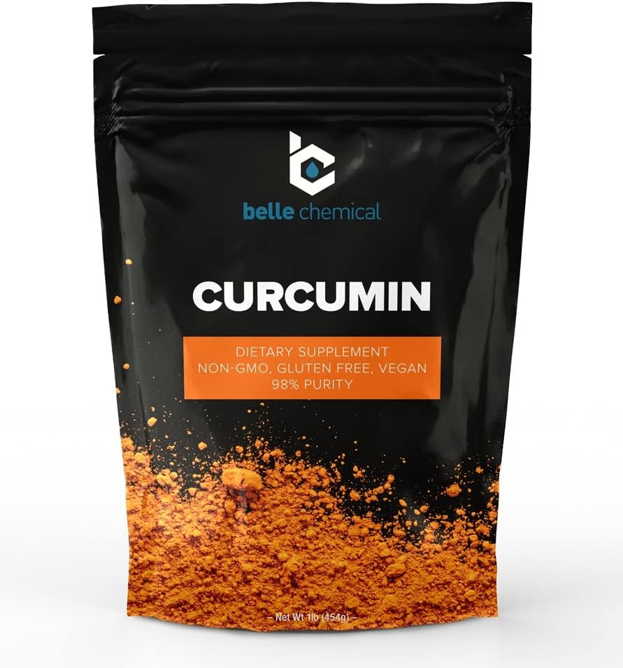 98% čistý kurkumin prášek (98% kurkuminoidy) (1 libra)