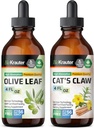 BIO KRAUTER Olive Leaf Tincture 4 Fl. Oz. & Cat 's Claw Tincture 4 Fl. Oz.