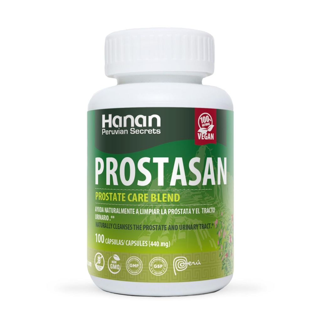 Hanan Prostasan Prostatan Care Blend 124; 100 Kapsle 124; Přirozeně pomáhá při čištění prostaty a močových cest