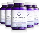 Relumins 1650mg L- glutathione Complex with Hyaluronic acid, Alpha Lipoic acid, Rose HIPS, Vitamin E & Riboflavin, Antioxidant Support, Skin Hydration & Wellness, Made in USA - 90 Kapsle x 5 Lahvičky