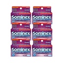 Sominex Nighttime Sleep- Aid Caplet, Maximální síla, 16 ea (balení po 6)