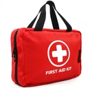 330 Kousek první pomoc Kit, Premium vodotěsný Kompaktní Trauma lékařské kity pro jakékoliv mimořádné události, Ideální pro domov, kancelář, auto, cestování, venkovní, kempování, turistika, Lodě (červená)