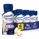 Zajistit vysoké bílkoviny Vanilla Nutrition Shake s Fiber, připraven k pití, 16g protein a 27 Vitamíny a minerály, 8 fl oz, 6 Pack