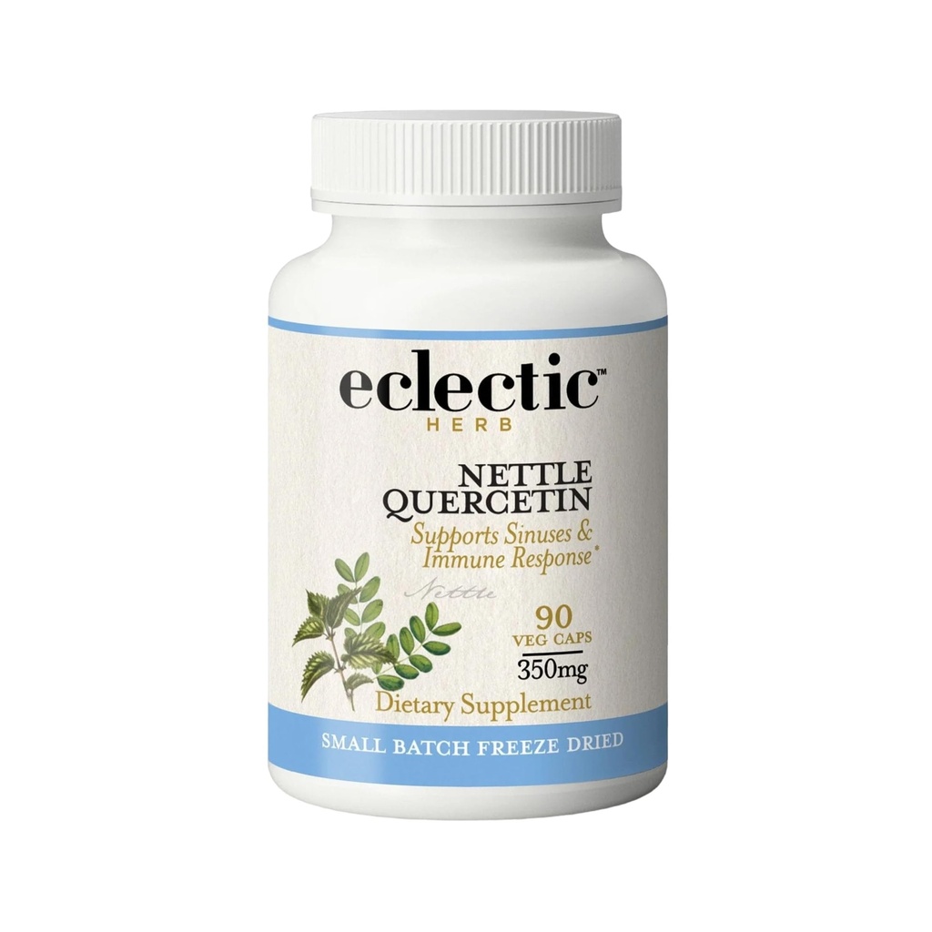 Eklectic Herb - Nettle Quercetin Kapsle 124; Non- GMO, Vegan Dublin 124; 90 CT