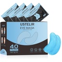 Pod Oční Záplaty, 40 páry Oční maska pro tmavé kruhy, Puffy oči, Podoké tašky, vrásky, Oční maska Záplaty s Hyaluronic kyseliny, Oční léčba Péče o pleť mužů a žen Dárek