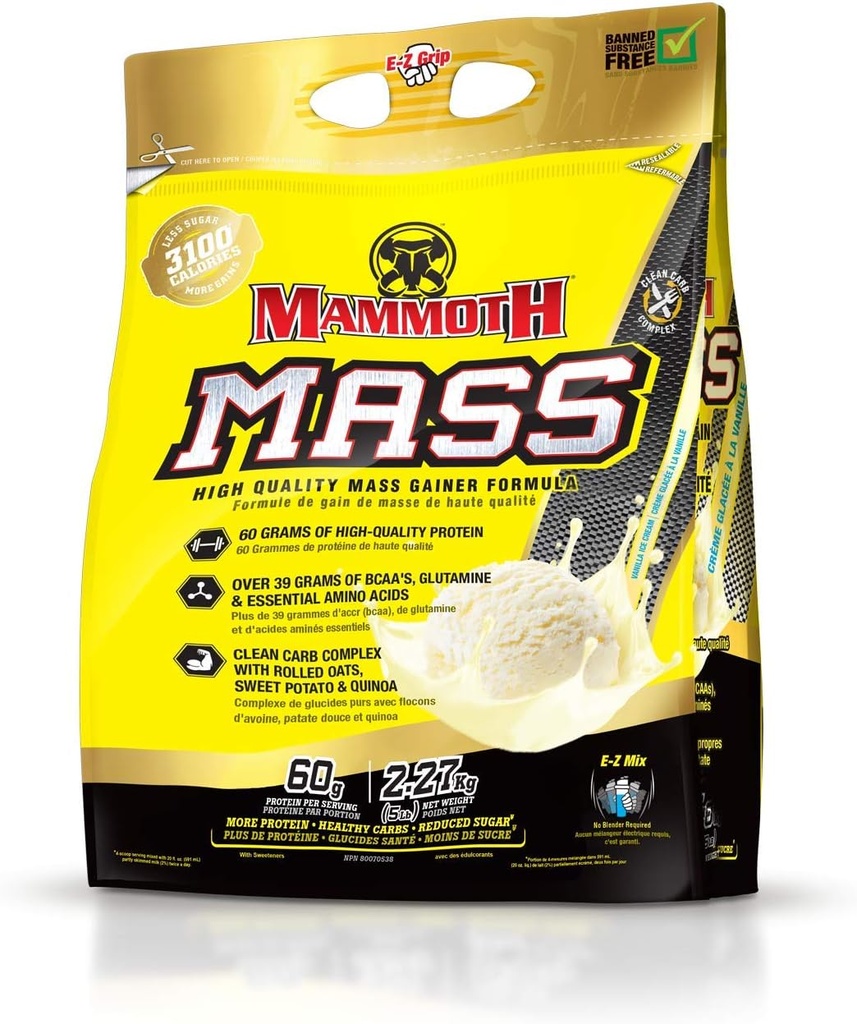Inter- Active Nutrition Mammoth Mass Dodatek, 5 liber, Vanilla FID15319