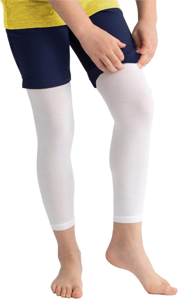 AD RescueWear Ultra- Soft Non- Itch Eczema Pants for Kids, Eco- Friendly Tencel Eczema oblečení, No Zinek nebo Barvy (3 roky)... Bílá