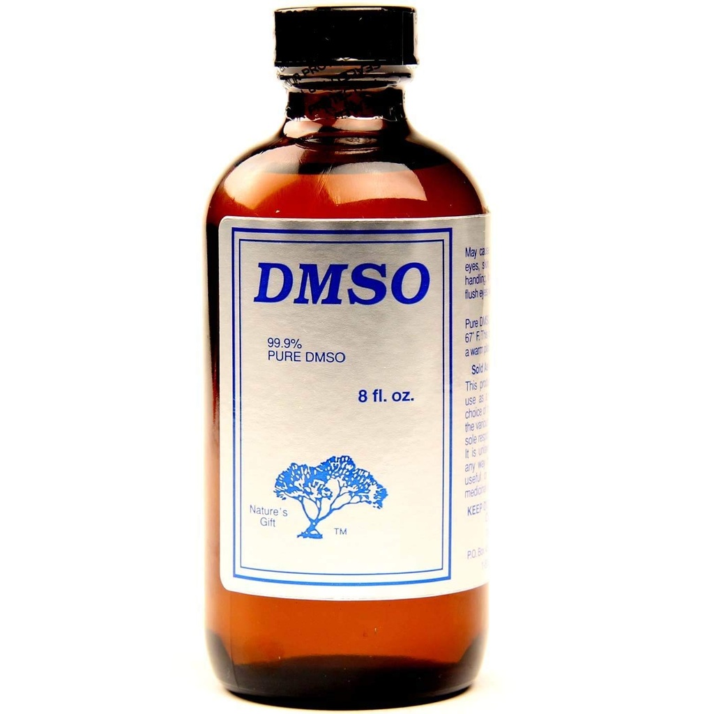 Přírodní dárek 99,9% DMSO Liquid - skleněná láhev 8 Fl Oz