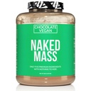 NAKED Vegan Mass - Chocolate Vegan Weiner Gainer - 1,280 Calories, Non- GMO, Soy & gluten Free, Žádné umělé přísady - 8LB Bulk - 11 Služeb
