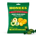 Honees Honey Menthol Kašel Kašel - 20-Kousek, Single Pack Honey- plněné Lozenges CUR 124; Dočasná úleva od kašel 124; Sottes Sore Throat CUR 124; Všechny přírodní