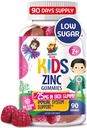 Zinek Žvýkačky pro děti - Žvýkací Žvýkací doplněk pro děti Imunitní podpora - Nízký cukr Přírodní antioxidant Non- GMO Vitamin Žvýkačky pro Toddlers & Teens - 90 Žvýkačky