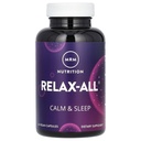 MRM Nutriční Relax- all ® CV124; Dietní dodatek pro lepší spánek CV124; s GABA, L-Theanine & Ashwagandha CV124; Drog- Free, Non-Habit Forming CV124; Non-GMO CV124; Vegan + gluten Free CV124; 15 Služeb