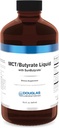 Douglas Laboratories MCT / Butyrate Liquid with SunButyrate CLAS124; Poskytuje vysoce koncentrované kyseliny Capyl a kyseliny butyrové v příjemně tekuté CLAS124; 15.6 f. oz. CLAS124; Lemon Vanilla Flavor