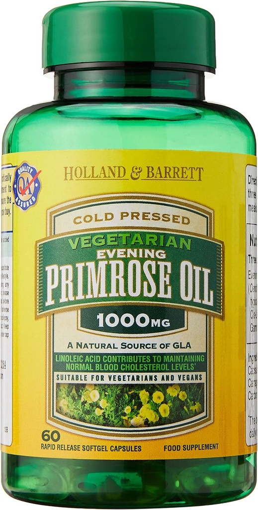 Večerní Primrose Oil S VITAMIN B6- 1000mg - 120 tobolkami