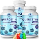(3Pack) Quercetin Gummies - Quercetin s bromelainovým vitaminem C + zinkem Vitamin D3 - Žvýkací Quercetin 900mg doplňky - Quercetin pro děti a dospělé (3)