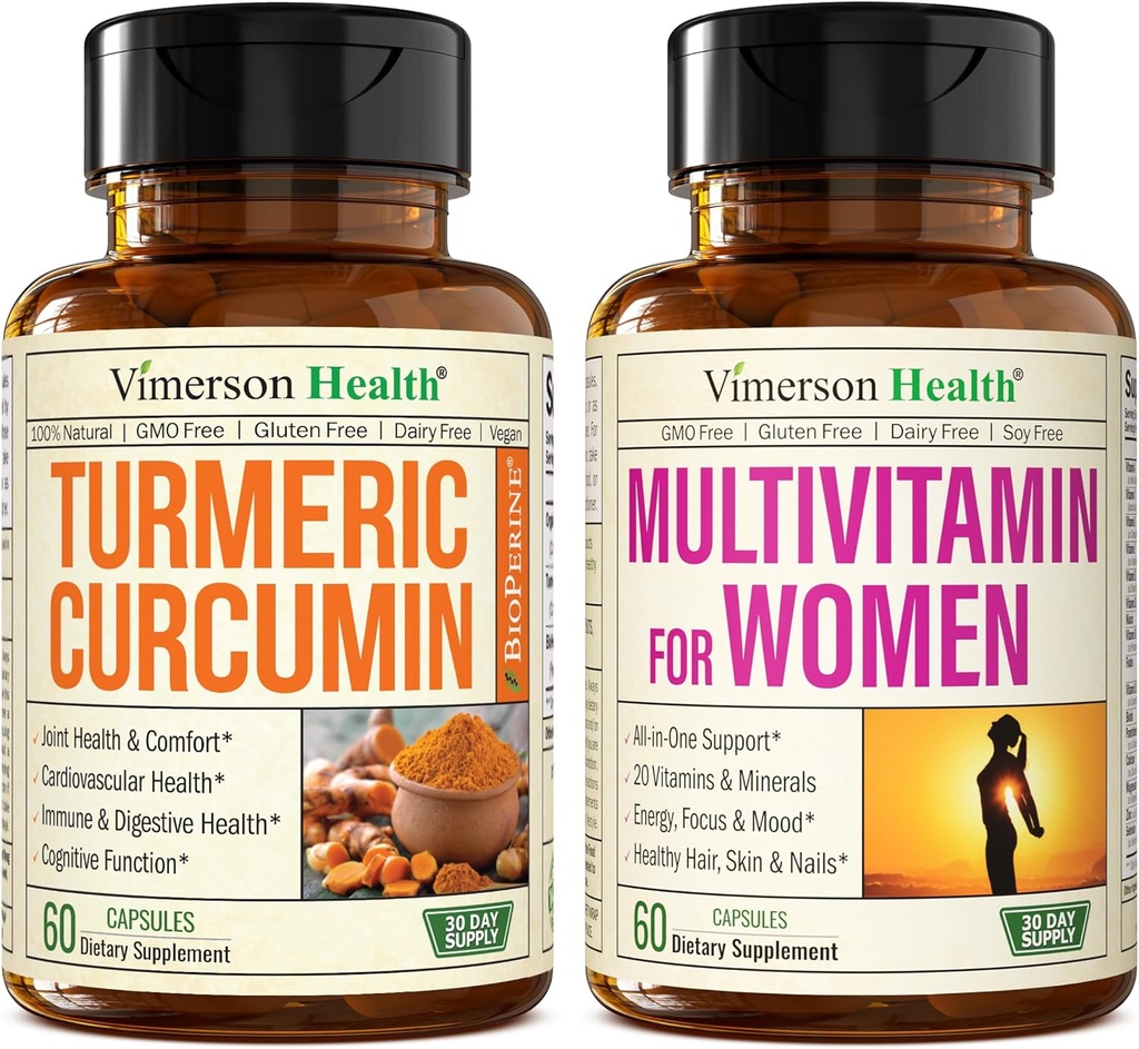 Kurkumin kurkumin s černým pepřem Extrakt & Multivitamin pro ženy