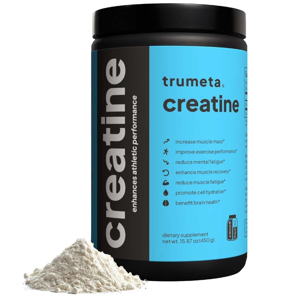 Creatine Monohydrát Powder Maximalizovat vaše cvičení, zotavení, & Svalový růst s Vegan Creatine - Čisté Creatine dodatek pro stabilní, All- Day Energy and Focus - 90 Služeb
