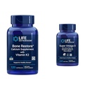 Life Extension Bone Restore + Vitamín K2 Vitamíny & Minerály Udržovat kostní zdraví & Síla & Super Omega33 EPA / DHA Fish Oil, Sezame Lignans & Olive Extract