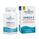 Nordic Naturals Omega33 Fosfolipidy, Neochucené - 60 Soft Gels - 500 mg Omega33 & 350 mg Fosfolipidy - Srdce & Brain Health - Malé, Easy- to- Swallow Soft Gels - Non- GMO - 30 Servings