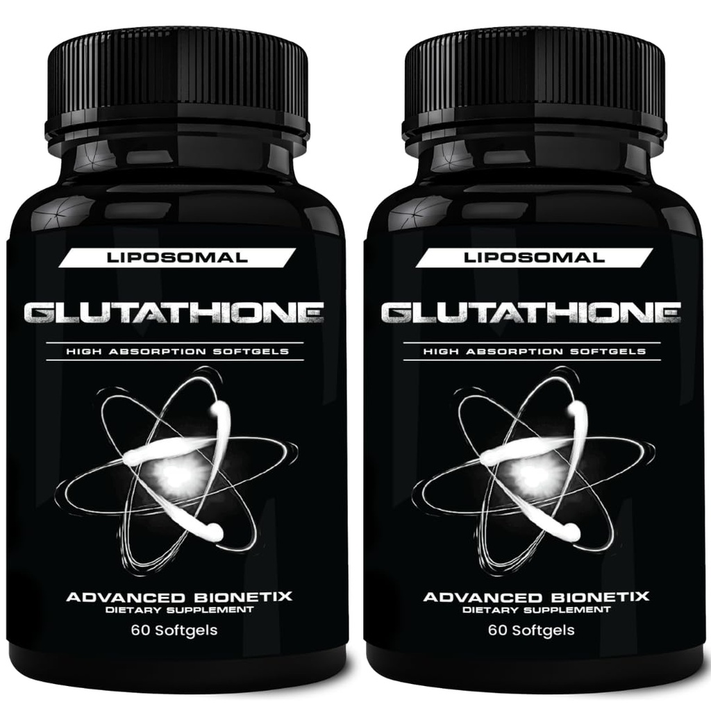 850mg Liposomal Glutathione Supplement 124; 120 Total Liposomal Softgels 3124; Antioxidant Supplement w / Gluta- IV ™, 100X Absorpce nad práškem Glutathione