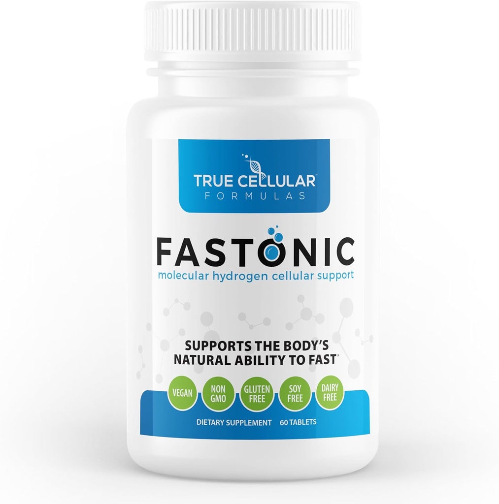 Fastonické molekulární hydrogen doplněk-Elite Úroveň H2-60 Služeb (60 Tablety) Non GMO, Lepek zdarma, Soy Free Fasting, Lepší kognitivní funkce, Zdraví kůže