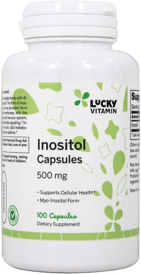 LuckyVitamin - Inositol Cellular Health 500 mg. - 100 tobolek