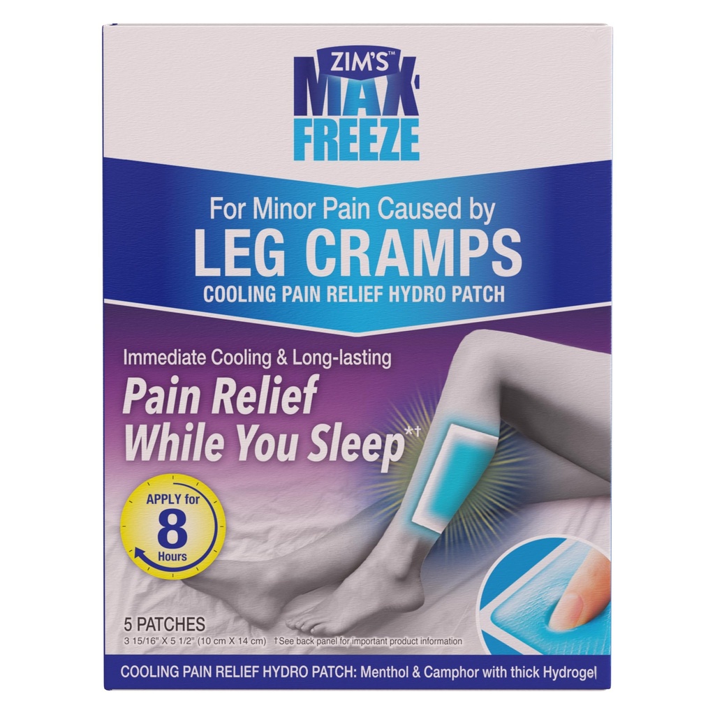 Zims Max Freeze Leg Cramp Patch, 5 Počet