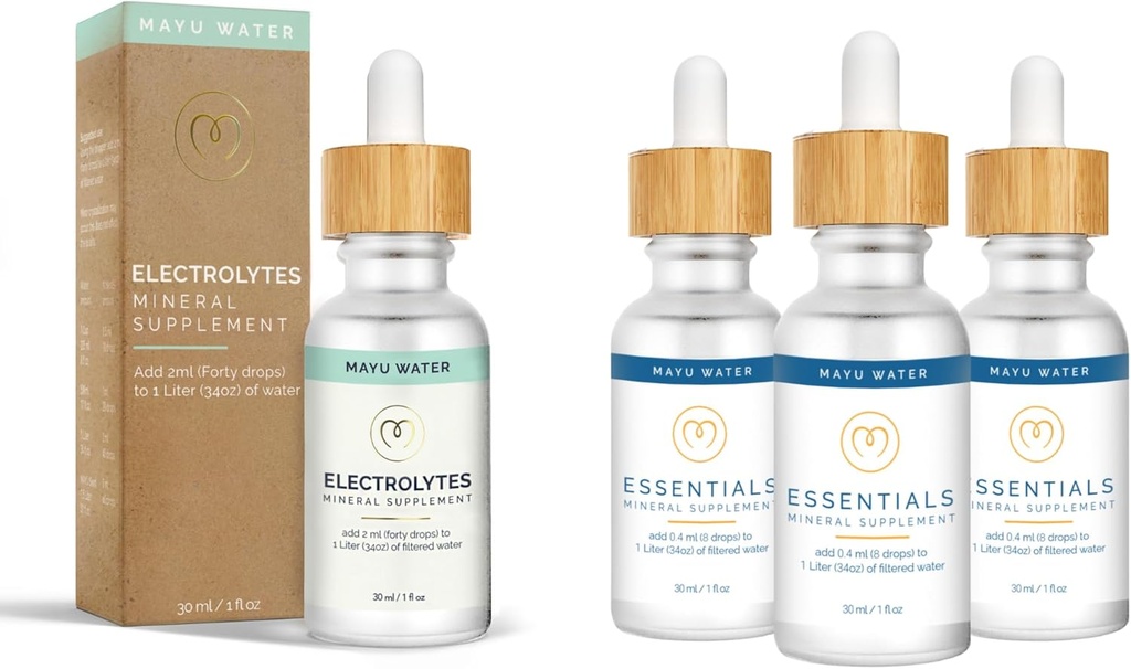 Mayu Trace Mineral Drops (3Pack) + Elektrolytové vodní kapky