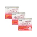 MAJOR Dětské mapap Acetaminofen 160 mg Žvýkací tablety - Reliever / Horečka Reducer - Aspirin Free - Ibuprofen Free - pro věk 2 až 11-24 Počet (3 balení)