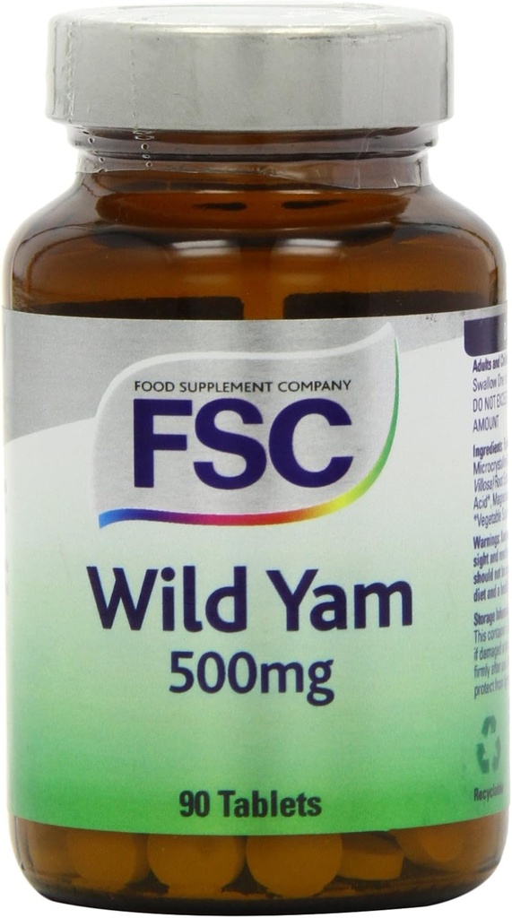 FSC 500mg Wild Yam - balení po 90 tabletách