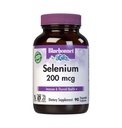 Bluebonnet Selen 200mcg Kapsle (L- selenomethionin) - Potentní antioxidační podpora - Amino Acid Complex Selenium Dodatek pro ženy a muže - Vegan, Non- GMO, Gluten- Free - 90 Zeleninové kapsle
