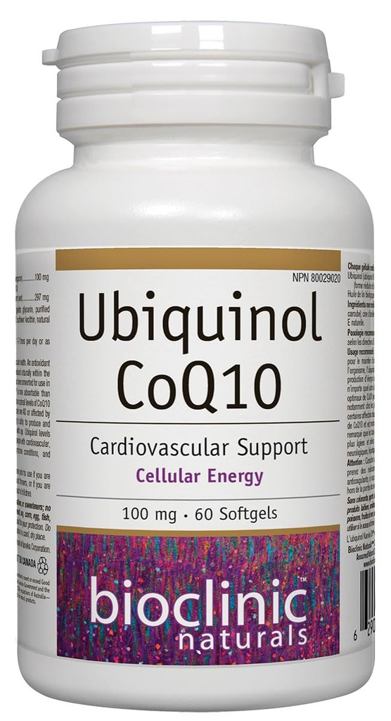 Biologická klinika Naturals Ubiquinol Softgels, 60 Počet
