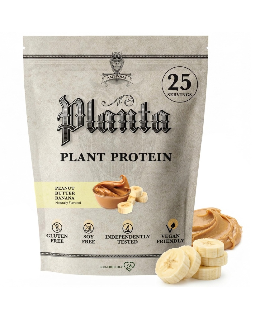 Ambrosia Planta - Prémiový Plant- based Protein (Banana z arašídového másla)