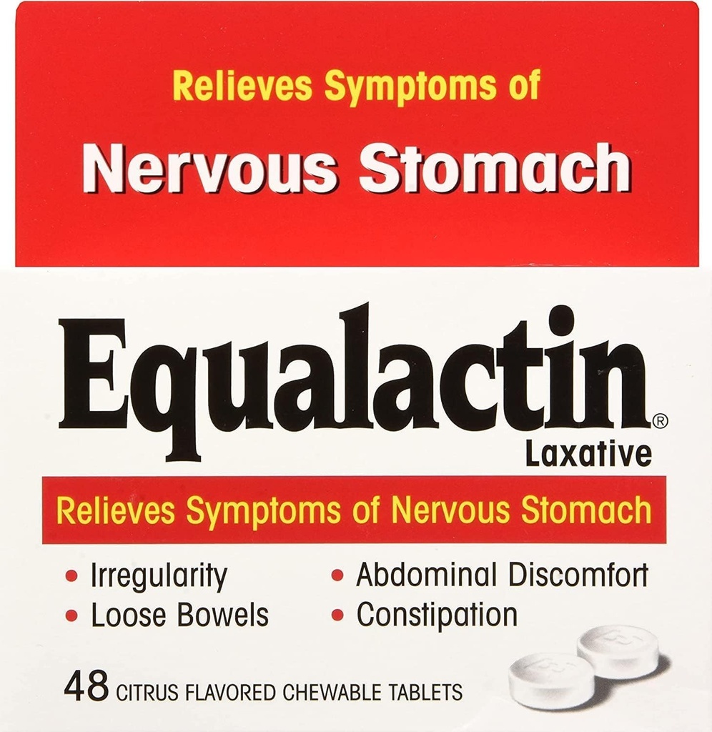 Equalactin Laxative Chewable 48 tablet