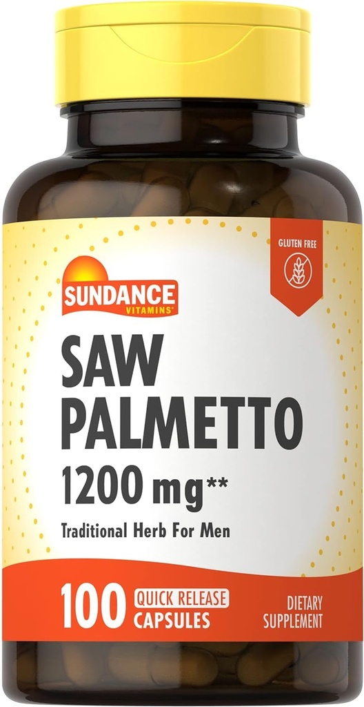 Sundance Vitamíny Saw Palmetto 1200 mg - 100 tobolek, balení po 2 ks