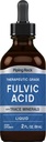 Piping Rock Liquid Fulvic Acid Drops S124; 2 fl oz S124; s stopovými minerály S124; Iontový dodatek S124; Vegetariánské, Non- GMO & gluten zdarma