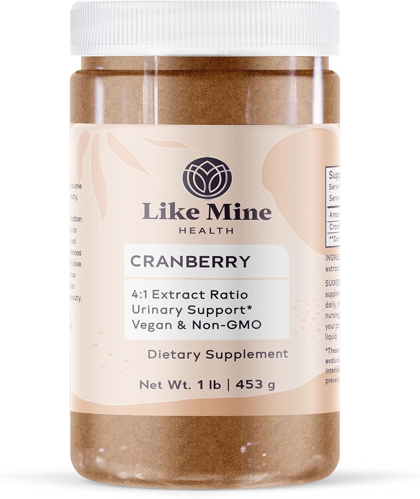 Stejně jako Mine Cranberry Extract Powder (1 LB) Vegan & Non- GMO, 4: 1 Extract Ratio