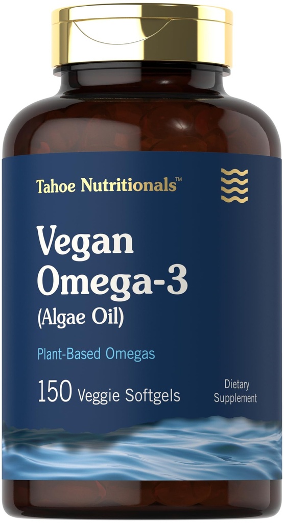 Carlyle Vegan Omega 3 dodatek 124; 150 Softgels Oil 124; z Řasy olej 124; Non- GMO & gluten zdarma 124; podle Tahoe Nutritionals
