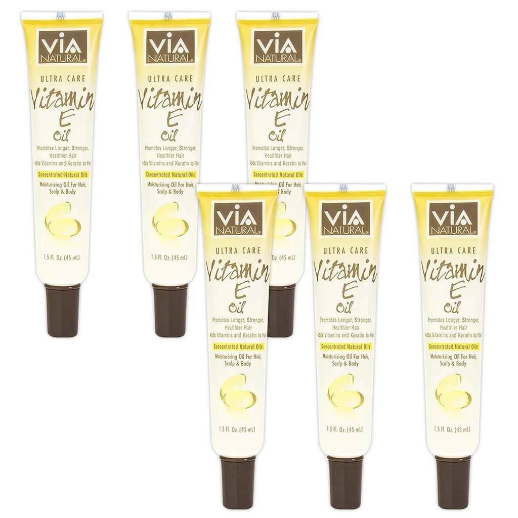 (PACK OF 6) Via Natural Ultra Care Oil - Vitamin E (1.5oz)