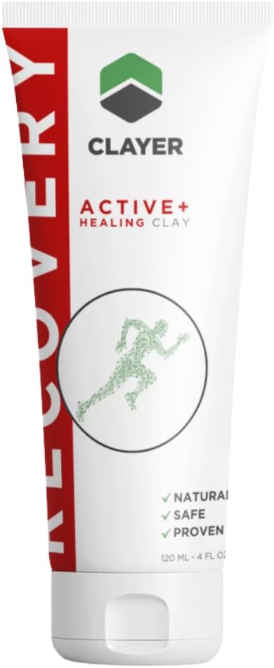Léčení vápníku Bentonit Clay pro svalovou a společnou bolest - Ready- to- použití - 100% přírodní - Vědecky osvědčený - 4 f. oz.