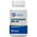 NSK-SD Nattokináza - Kardiovaskulární podpora - High Potency Nattokináza Dodatek - Optimalizuje oběh, Non- GMO, Vegetariánská, JHFA & JNKA Rozpoznáno - 60 Ct