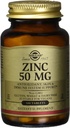 Solgar Zinc 50 Mg, 100 tablet - Zinek pro zdravou pleť, imunitní systém a antioxidační pomůcku - 100 porcí, 100 kusů (balení po 12)