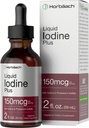 Horbäach jód tekuté kapátka 124; 2 fl oz cr124; 150 mcg cr124; jód & kalium iodid tekuté tinktury 124; vegetariánské, Non- GMO, gluten zdarma dodatek