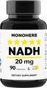 MONOHERB NADH 20 mg - 90 Vegetariánských tobolek - Reduced Nicotinamid Adenine Dinucleotide Supplementary