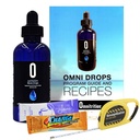 Omni Drop program, Authentic Omnitrition - Basic Bundle Includes * * * 4 oz Bottle Omni Drops with Vitamin B12 Program Guide, Vzorky a Snapgate 10 Ft. Carabiner Tape Measure