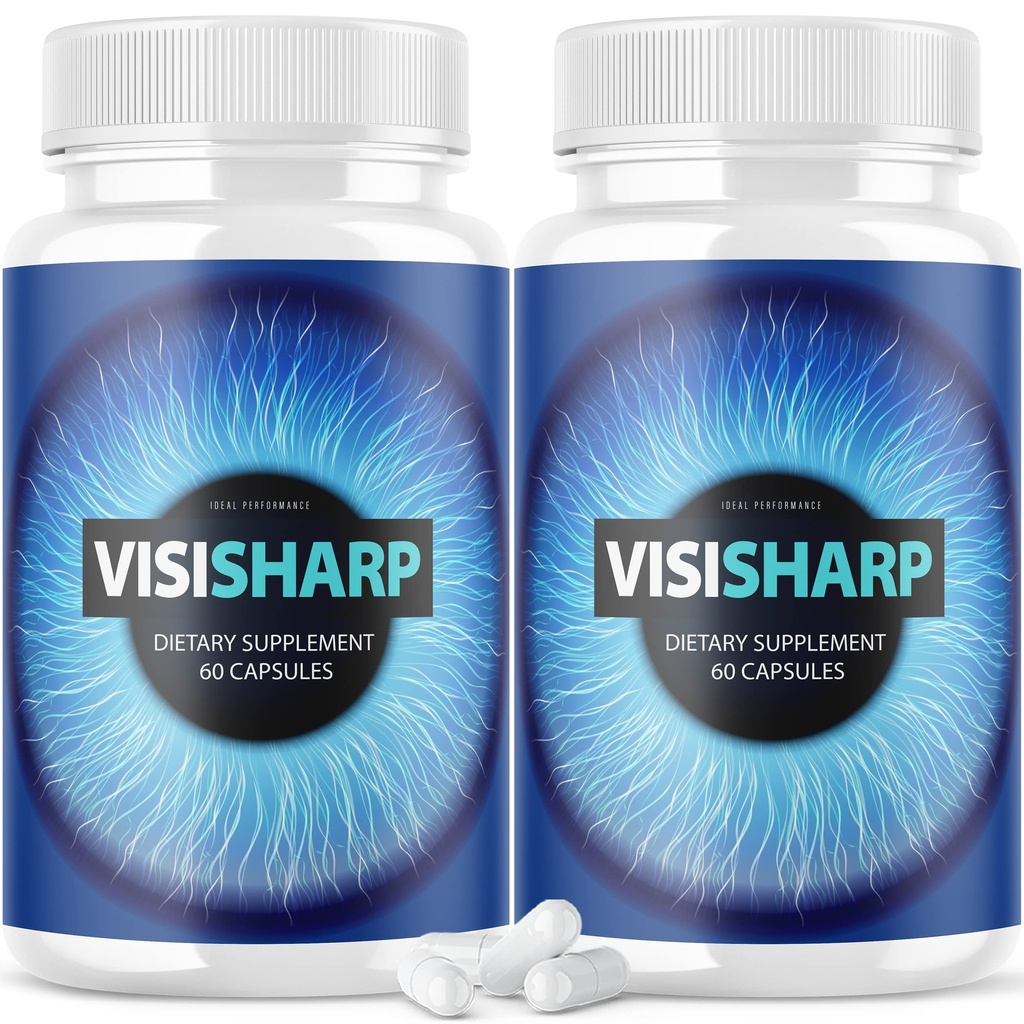 (2 Pack) Visisharp Advanced Eye Health Formule pro oční pilulky Visi Sharp Dodatek (120 Kapsle)
