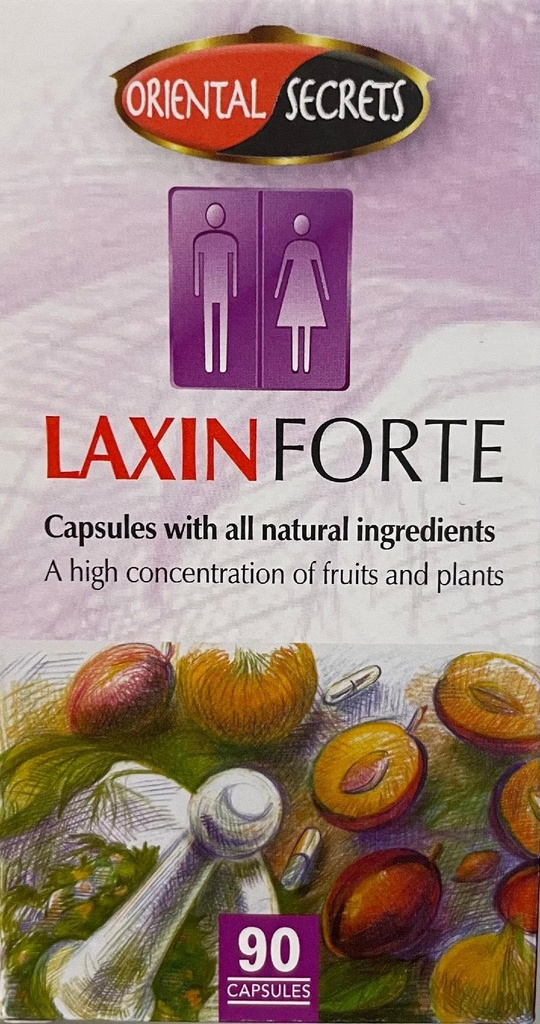 Laxin Forte Regular Bowel Hnutí 90 Kapsle Kosher