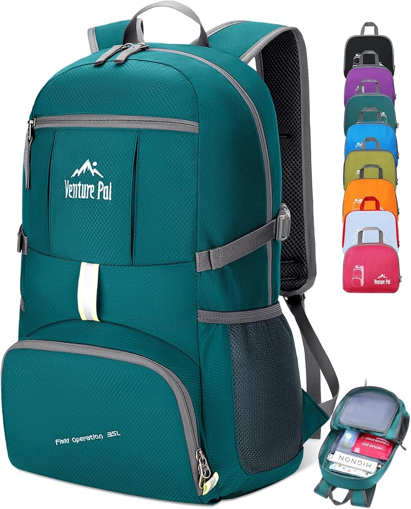 Venture Pal 35L Ultralight Lehký Packable Skládací cestovní kempování turistika venkovní sporty Batoh Daypack