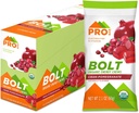 PROBAR - BOLT Organic Energy Chews, Cranberry Granate, Non- GMO, gluten- Free, USDA Certified Organic, Health, Natural Energy, Fast Fuel Gummies with Vitamins B & C (12 Count)
